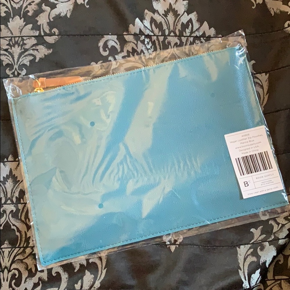 NEW Large Vegan Leather Pouch